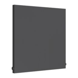 Reina Slimline 600mm x 600mm 1605BTU Anthracite Square Designer Radiator
