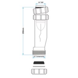 Viva Magna WTSTC40 Universal Self-Closing Waste Valve 32mm x 40mm