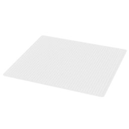 Glomma Anti-Slip Shower Mat White 540mm x 520mm