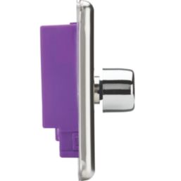 Knightsbridge  4-Gang 2-Way LED Intelligent Dimmer Switch  Polished Chrome