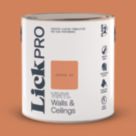 LickPro  2.5Ltr Orange 04 Vinyl Matt Emulsion  Paint