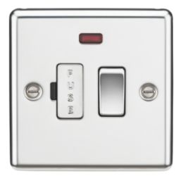 Knightsbridge  13A Switched Fused Spur with LED Polished Chrome