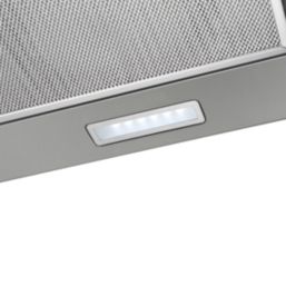 Essentials NNCGHS60UK Curved Glass Hood Stainless Steel 600mm