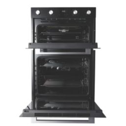 Cooke & Lewis Double Oven Black 885mm x 594mm
