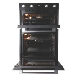 Cooke & Lewis Double Oven Black 885mm x 594mm