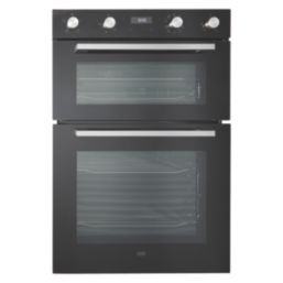 Cooke & Lewis Double Oven Black 885mm x 594mm
