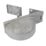 GateMate Left Hand Padlock Protector Galvanised 180mm