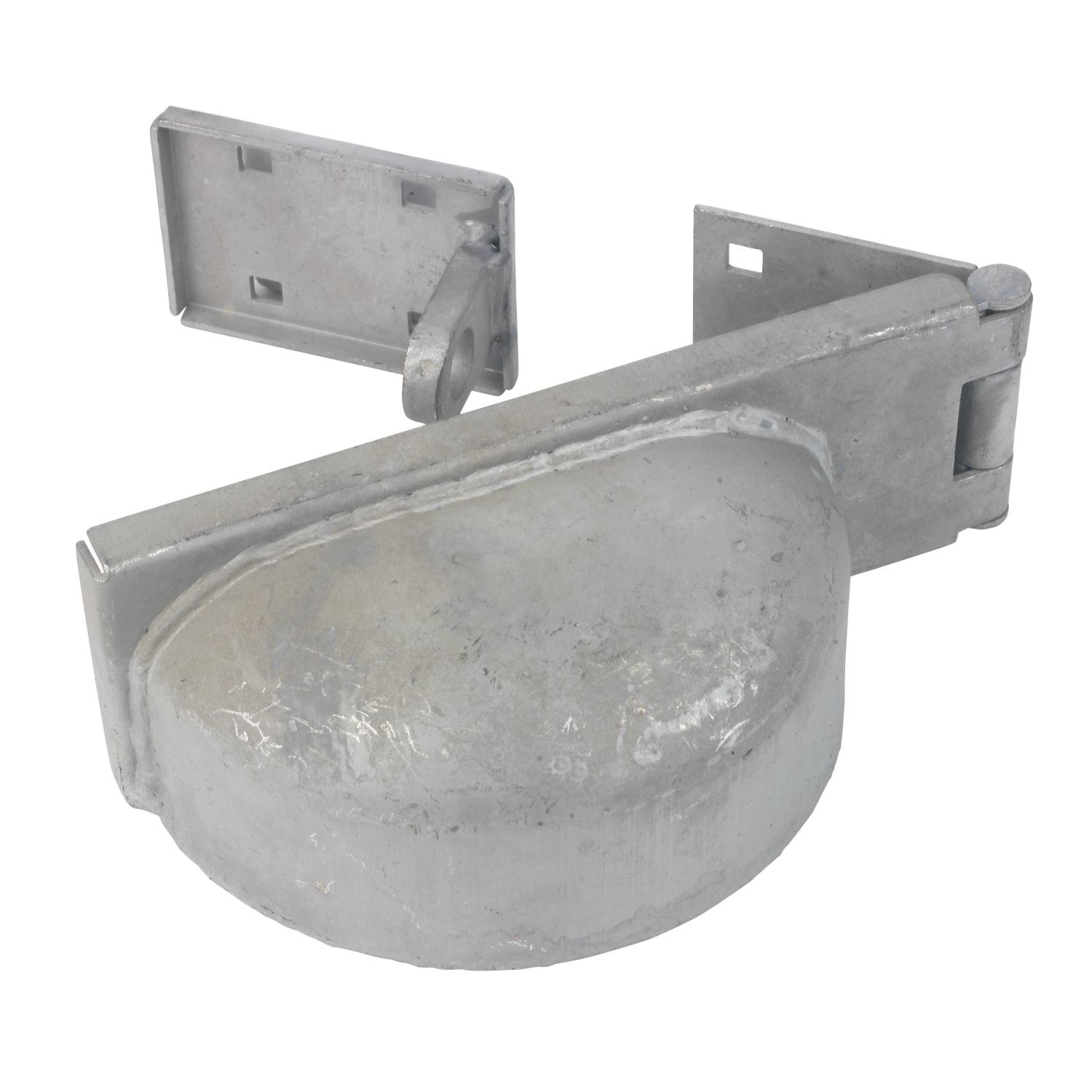 GateMate Left Hand Padlock Protector Galvanised 180mm (766YV)