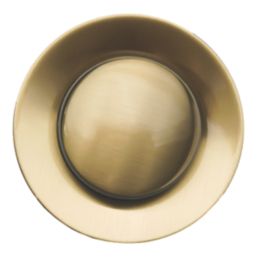 Flomasta Slotted Pop Up Small Basin Waste Brushed Brass 66mm