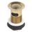 Flomasta Slotted Pop Up Small Basin Waste Brushed Brass 66mm