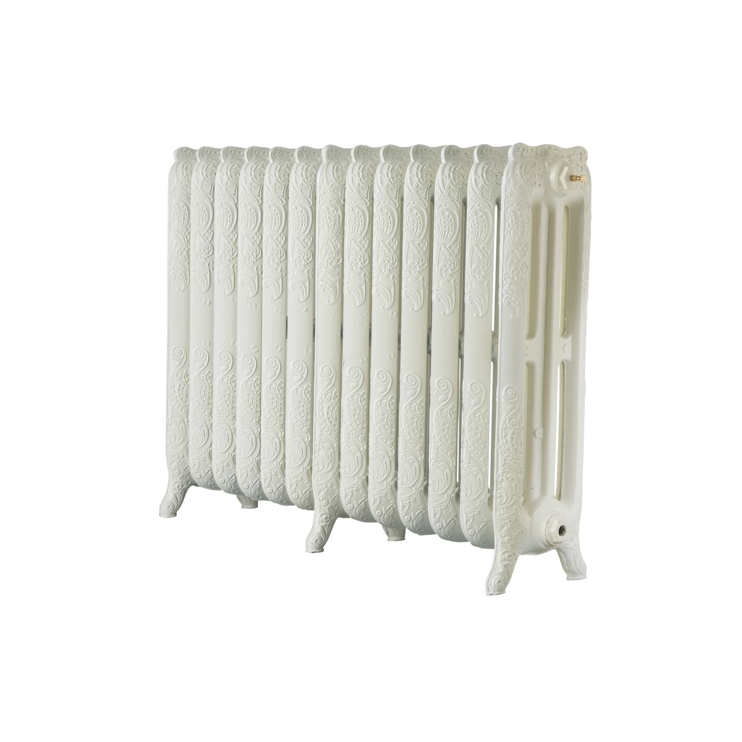 Arroll 760mm x 1074mm 6387BTU Cream Cast Iron 3 Column Radiator (7671P)