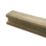 Forest Natural Timber Reeded Fence Posts 95mm x 95mm x 2.4m 5 Pack
