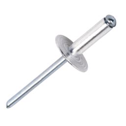 Aluminium & Steel Flange Rivets 4.8mm x 16mm 250 Pack
