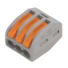 Wago 222-413 32A 3-Way Lever Connectors 50 Pack