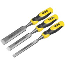 Stanley Bevel Edge Wood Chisel Set 3 Pieces Screwfix
