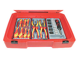 Teng Tools  Portable Electrician Tool Kit 243 Pieces