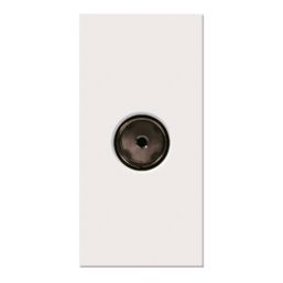 LAP  Modular Coaxial TV Socket White