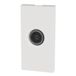 LAP  Modular Coaxial TV Socket White