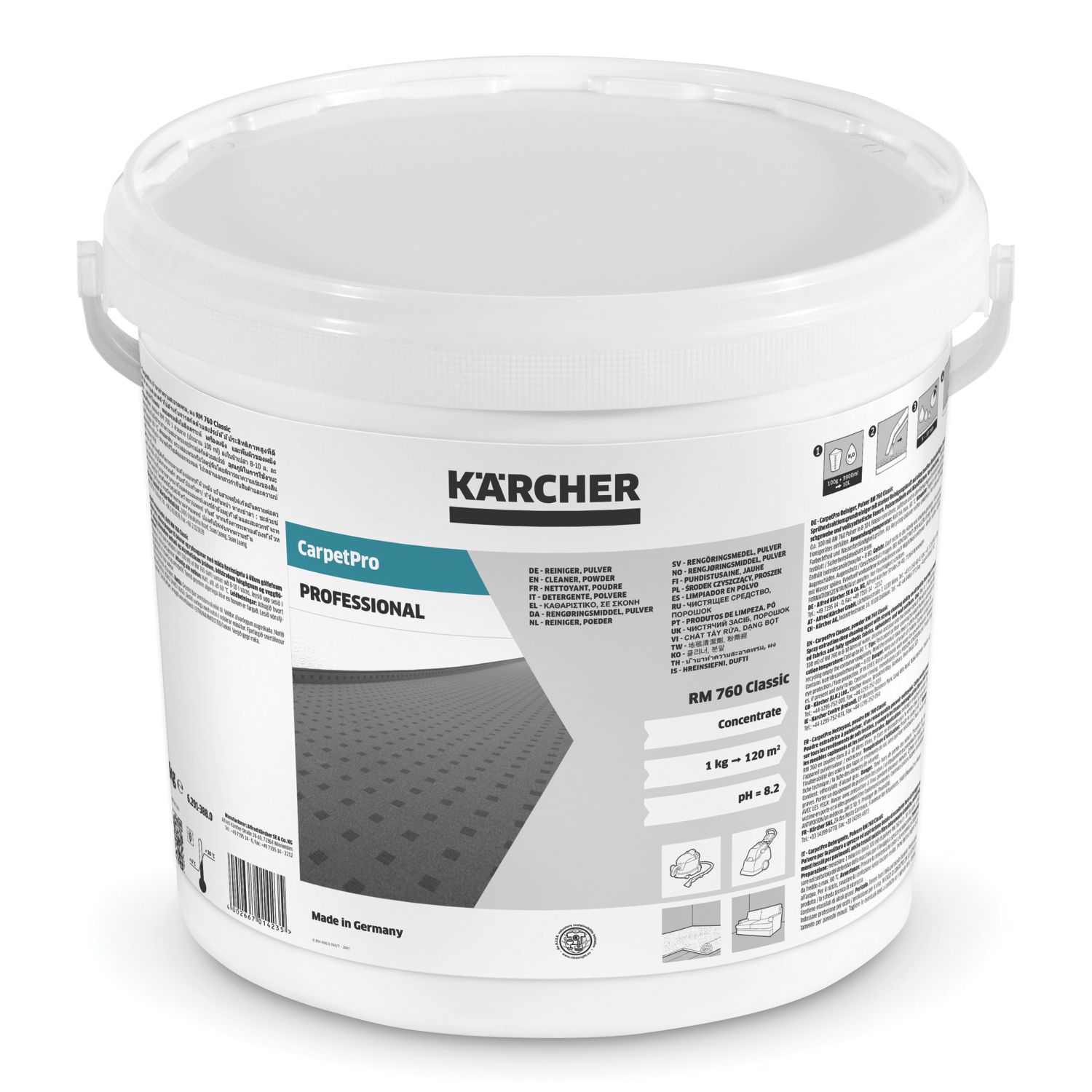 Karcher Pro RM 760 Carpet Detergent 10kg (7678K)