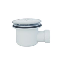 Milan Rectangular Bathroom Shower Tray & Waste White Gloss 1100mm x 800mm x 40mm