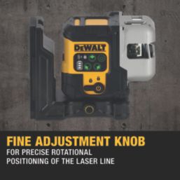 DEWALT DCLE14301GB-XJ Green Self-Levelling Multi-Line USB 3 x 180° Beam Laser