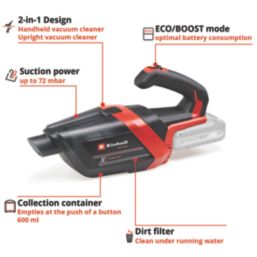 Einhell TE-HV 18/06 Li - Solo 18V Li-Ion Power X-Change  Cordless  Hand-Held Vacuum - Bare