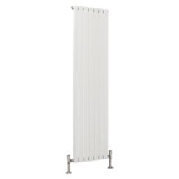 Reina Harley Single 1800mm x 490mm 3150BTU White Vertical Designer Radiator