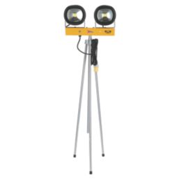 LED Twin Head Tripod Work Light Bundle 35W 11000lm 110V Week Hire