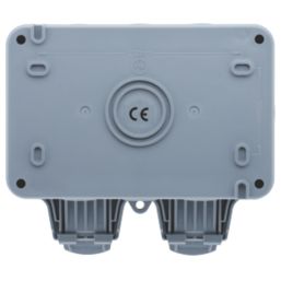 British General  IP66 13A 2-Gang SP Weatherproof Outdoor Switched Wi-Fi Extender Socket