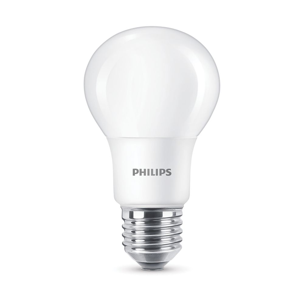 Philips E27 A60 LED Light Bulb 806lm 8W 6 Pack Screwfix