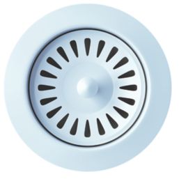 ETAL Sink Strainer Waste without Overflow Blue 90mm