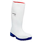 Dunlop Food Pro   Safety Wellies White Size 6.5