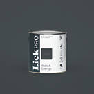 LickPro  Eggshell Black 04 Emulsion Paint 2.5Ltr