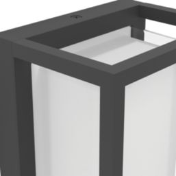 Eglo Genovese Outdoor LED Wall Light With PIR Sensor Black 10W 1050lm