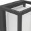 Eglo Genovese Outdoor LED Wall Light With PIR Sensor Black 10W 1050lm