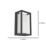 Eglo Genovese Outdoor LED Wall Light With PIR Sensor Black 10W 1050lm
