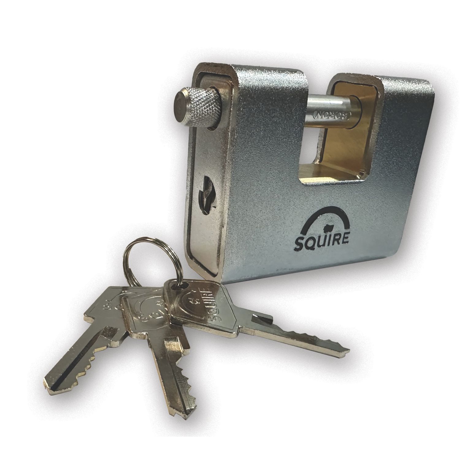 Squire ASWL2 Brass Water-Resistant Block Padlock 80mm (767PU)