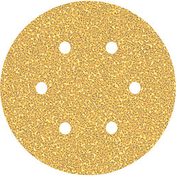 Bosch Expert C470 40 Grit 6-Hole Punched Wood Sanding Discs 150mm 50 Pack