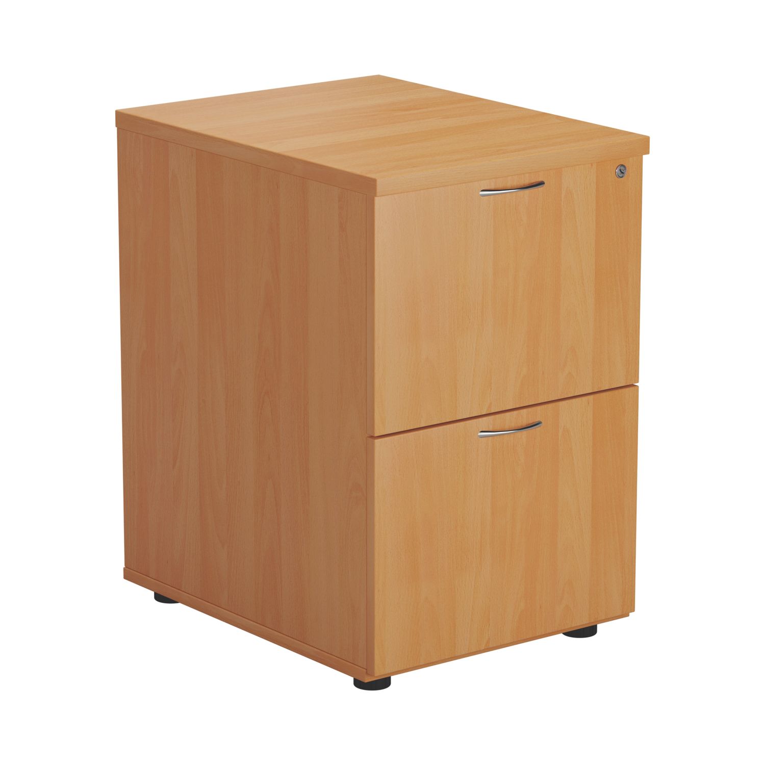 TC Group Essentials 2-Drawer Filing Cabinet Beech 464mm x 710mm (767TT)