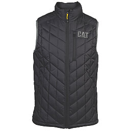 CAT Insulated Body Warmer Black Charcoal Small 36-38" Chest