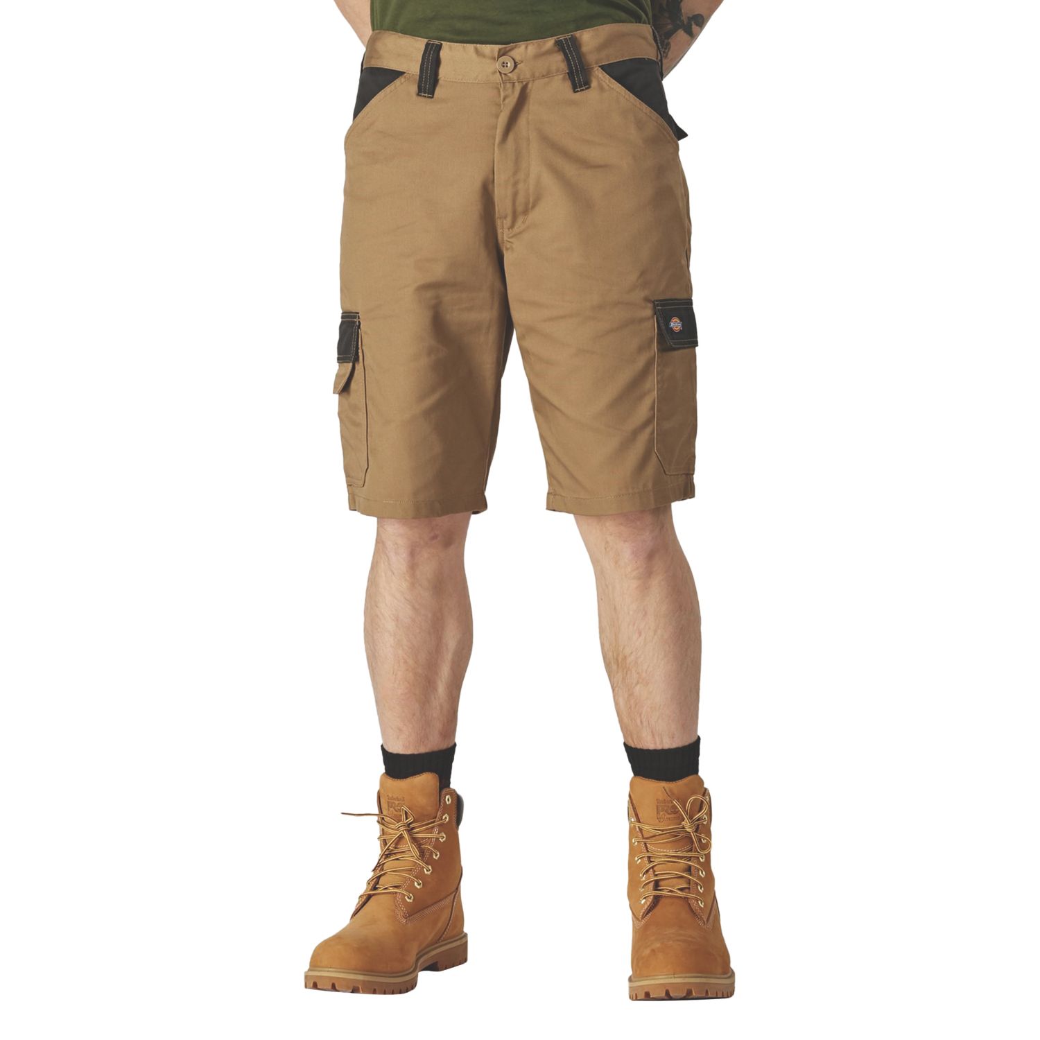 Dickies Everyday Short Shorts Khaki 38" W (767XC)