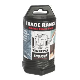 Trend 1/4 & 1/2" Shank Kitchen Fitters Router Set 4 Pcs