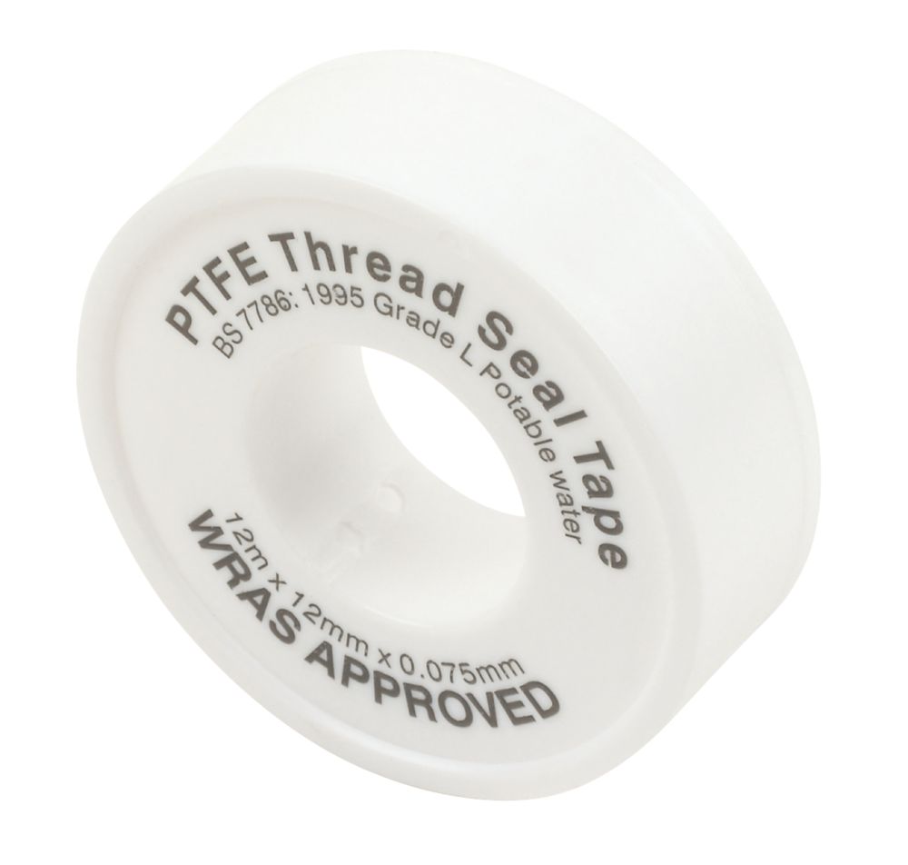 Ptfe Tape 12m X 12mm Ptfe Tape Screwfix Com