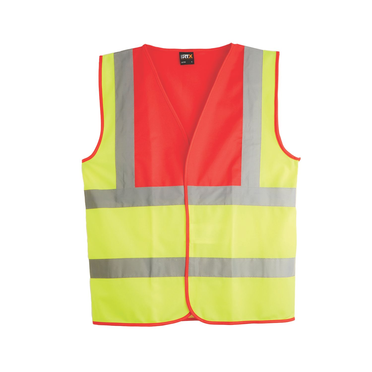Pro RTX High Visibilty Waistcoat Yellow / Red X Large 48" Chest (768AL)