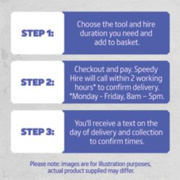 Electric Cement Mixer Bundle 110V Weekend Hire