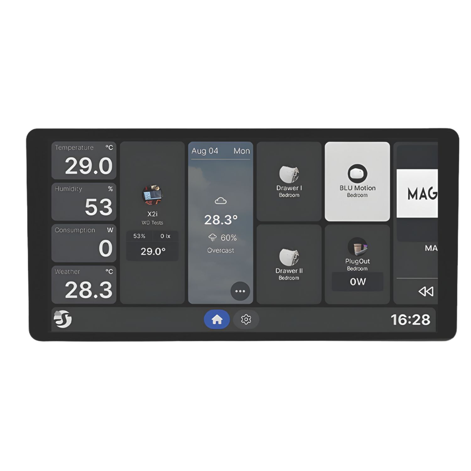 Shelly 6.95" X2i Touch Screen Wall Display (768EU)