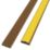 Firestop  Fire Door Intumescent Strips Brown 15mm x 4mm x 2100mm 10 Pack