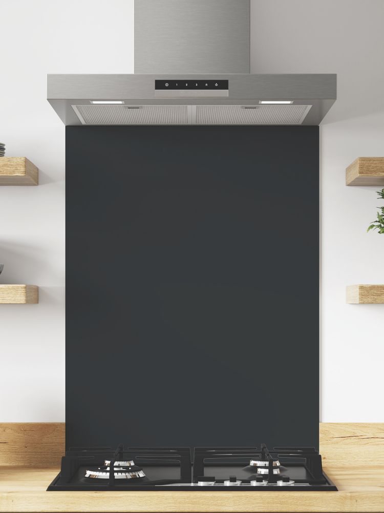 Wilsonart  Midnight Grey / Hadrian Green Hob Splashback 600mm x 800mm x 4mm