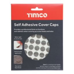 Timco 13mm 112 Pack Driftwood Screw Cover Stickers
