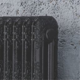 Arroll 597mm x 684mm 2590BTU Black Cast Iron 2 Column Radiator